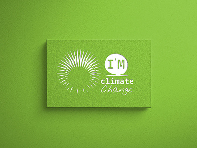 I'M Climate Change branding design graphic design icon illustration logo minimal vector
