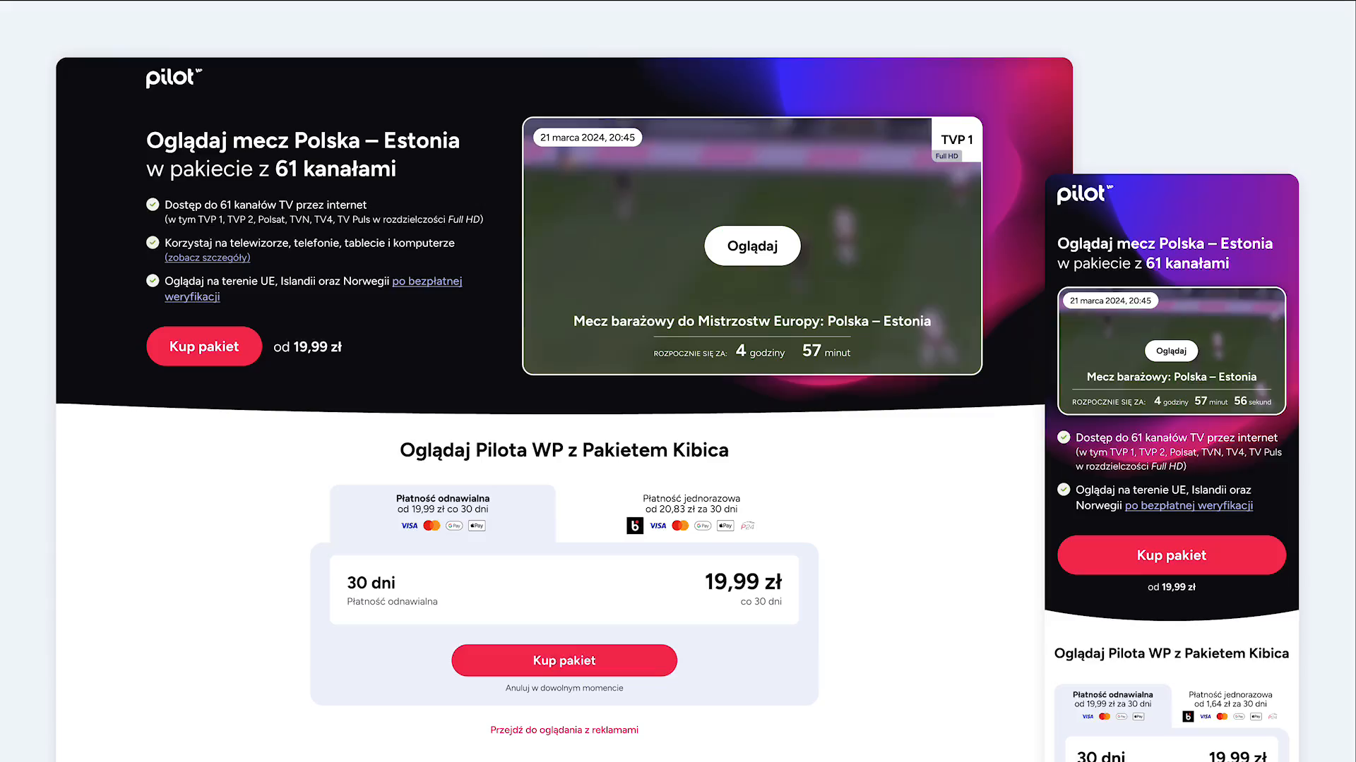 Example of Landing Page Design