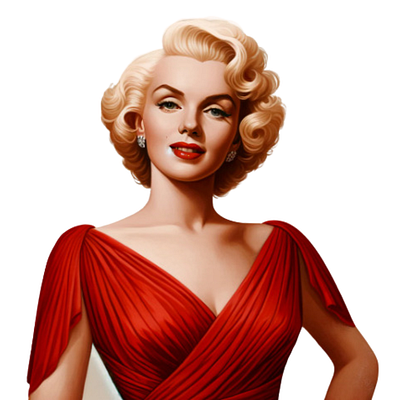 Marilyn Monroe Digital Painting art branding design digital art famous people graphic design illustration logo marilyn monroe painting