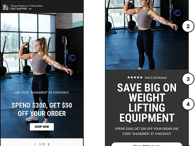 Giant Lifting | CRO conversion rate optimization cro equipment fitness giant gym healthy lifestyle lifting ui ux web design website workout