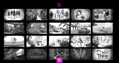 Zero Gravity Storyboard action arabia entertainment film fun gravity middle east movie saudi storyboard themepark zero