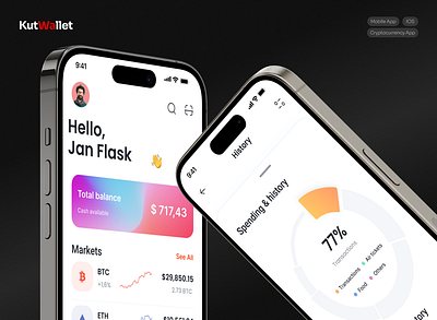 Kut Wallet (Crypto Asset Wallet) app branding crypto crypto wallet finance ui uiux