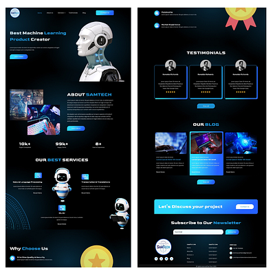 Our Templates | Samtech | Website design By Webnotix