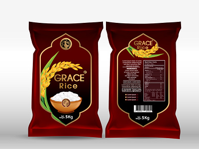 Premium rice bran oil package illustration cooking oil food oil natural oil oil bottle oil packaging paddy rice rice grain rice plant rice seed