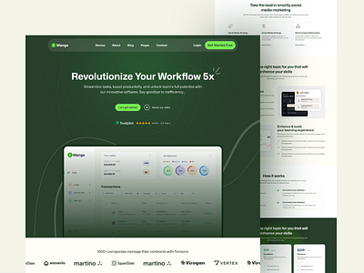 SAAS landing page design b2bsaas businesssaas conversionfocuseddesign designthinking leadgeneration productlandingpage saasdesign saasmarketing saasui uiuxdesign uxforsaas