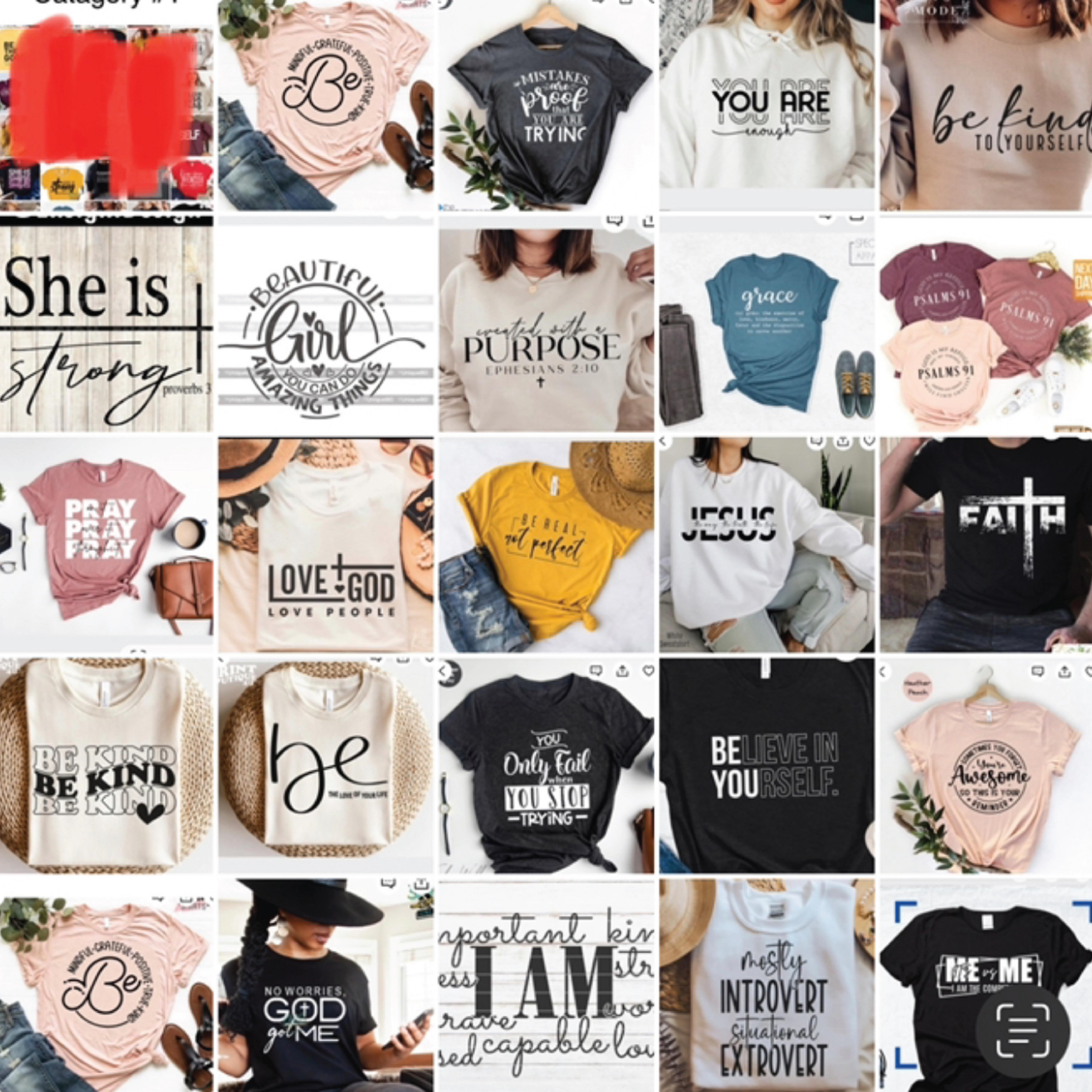 Example of Christian Typography T Shirt Design