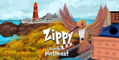 Zippy The Hummingbird animation graphic design