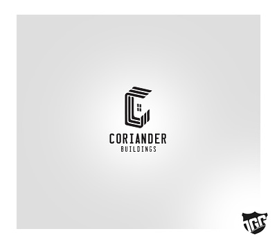CORIANDER Buildings Logo Design 3d animation branding graphic design logo