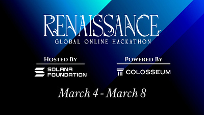 Renaisscance Hackathon graphic design