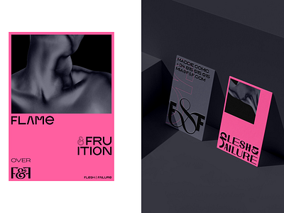 F&F Poster flame fruition ligature poster