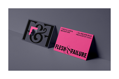 F&F Business Cards business card ligature