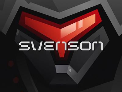 Svenson Logo + Key Visual branding command and conquer cybersport esports gaming identity league logo rts soldier stream tournament twitch youtube