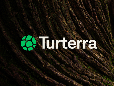 Turterra.com abstract ai animal brand branding friendly human icon identity logo logomark moss nature outdoors pattern reptile shell species tech turtle