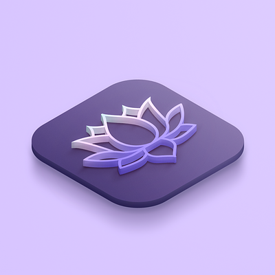 App Icon Design | Daily UI 3d app icon branding flower icon icon design logo plant icon saas icon software icon ui ui design ux design ux designer