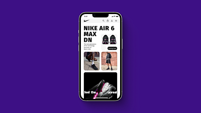 Landing Page app daily ui e commerce landing page nike shoes ui ux