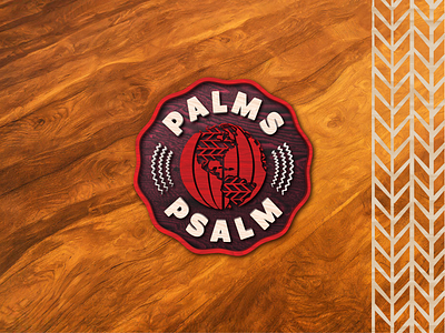 Palms Psalm Logo 3d adobe illustrator branding graphic design identity illustration illustrator logo music typography vector