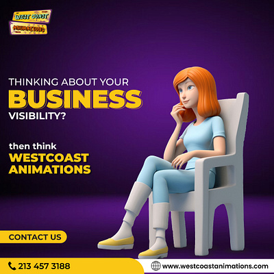 Elevate Your Brand with Westcoast Animations! branding business design graphic design icon identity illustration logo ui ux vector visibility westcoast animations