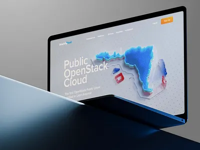 Binario.cloud website 3d animation blender branding design motion graphics pro create ui ux