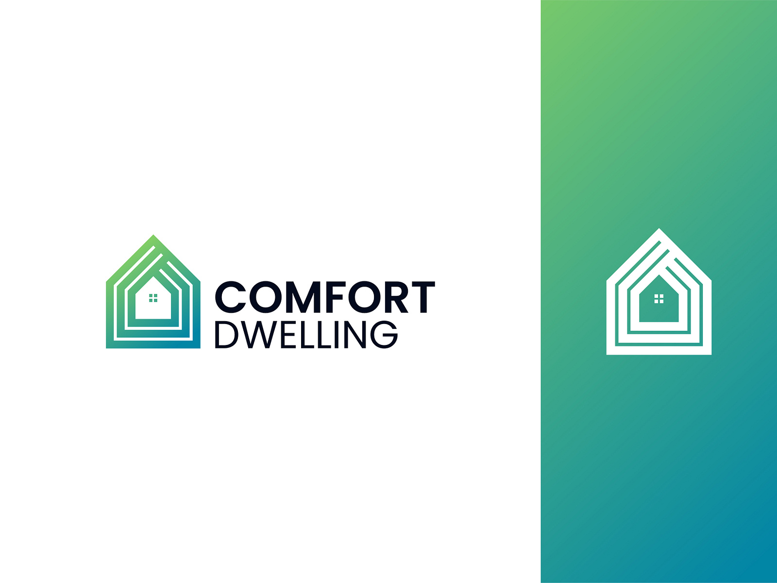 comfort dwelling, real estate , logo design, brand identity by Rafiz ...