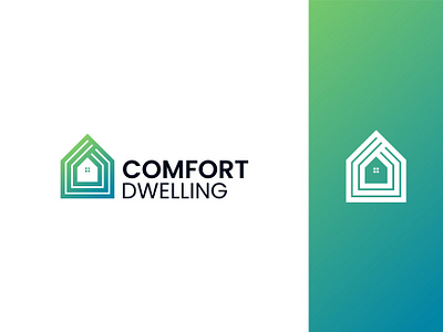 comfort dwelling, real estate , logo design, brand identity abstract logo brand guidelines brand identity branding business logo comfort dwelling custom design graphic design home logo illustration logodesign logos logotype minimalist logo print product design real estate typography web design