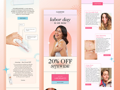 Skincare Klaviyo Email Design design email email design graphic design klaviyo klaviyo design klaviyo email klaviyo email design makeup skincare