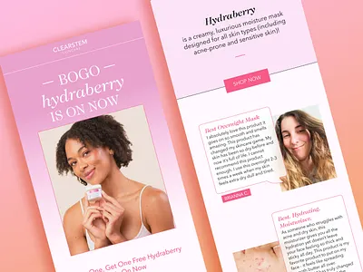 Skincare Klaviyo Email Design design email email design graphic design klaviyo klaviyo design klaviyo email klaviyo email design makeup skincare