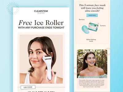 Skincare Klaviyo Email Design design email email design graphic design klaviyo klaviyo design klaviyo email klaviyo email design makeup skincare