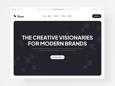 Hero Section - Website Digital Agency app design graphic design logo ui ux website