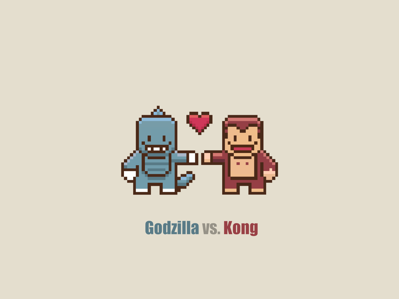 godzilla vs kong pixel art thumbnail for Unity AI Sound Generator workflow