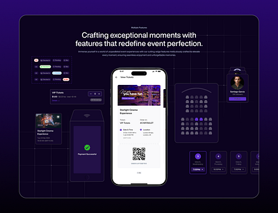 UI Design Kit booking calender card card ui components creative design elements events movie ticket payment scheduling seating booking ticket booking ticket design ui ui kit user experience ux visual