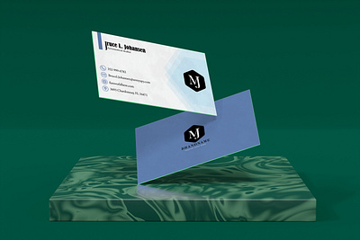 Clean Stylish Business Card advertising branding clean designer graphic design identity