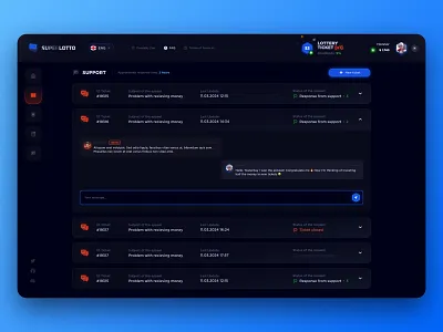 Support Page: Super Lotto betting casino casino platform casino slots chat interface game chat game support igaming game igaming platform interface lotto lotto game roblox roblox casino roblox interface roblox platform super lotto support support page ui game chat ux game chat ux game lotto