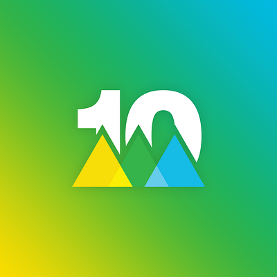 Crowders Camps 10-Year Anniversary Branding branding design graphic design logo typography vector