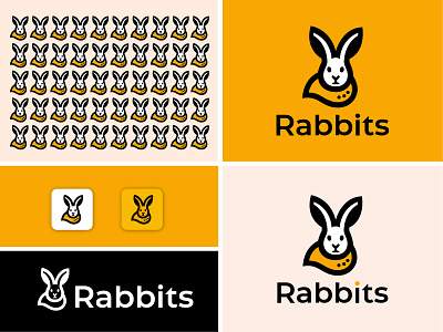 Logo | Rabbit | Modern Logo | Minimalist Logo | Rabbits Logo brand mark branding branding design design graphic design logo logo design logo designer logos minimalist logo modern logo rabbit rabbits rabbits logo rabbits loog design