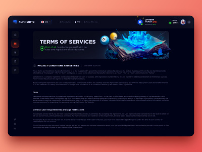 Terms Page: Super Lotto casino platform casino serves crypto casino crypto platform cs go case gambling platform game interface game ux gaming platform igaming interface igaming platform igaming ux interface lotto game magic open case roblox casino roblox project rules casino page service terms page