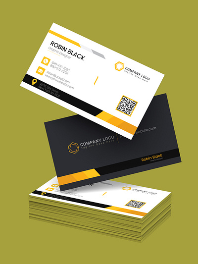 Modern Business Card advertising graphic