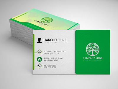Modern Business Card Design advertising branding graphic design trend