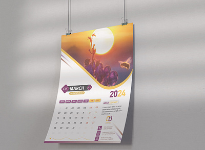 Calendar Design advertising branding clean design designer event graphic graphic design illustration monthly planner trend ui
