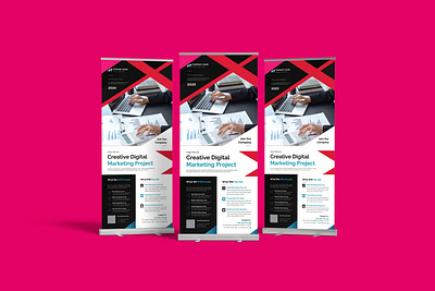 Creative Digital annual report brochure design business card company profile design flyer design magazing design roll up design