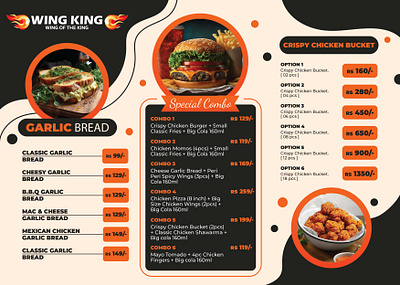 Restaurant Menu Card Design branding graphic design