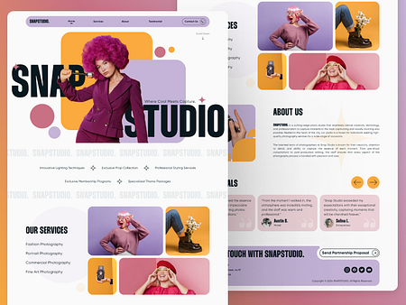 Photo Studio Website designs, themes, templates and downloadable ...