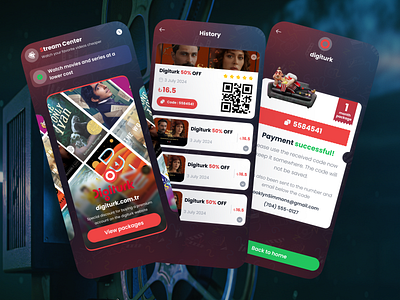 Cinema app concept | Cinema ticket | Cinema booking app ui app ui design black and red booking app cinema cinema app cinema booking cinema ticket concept app dark figma ios movie bookin ticket ticket app ticket booking ui ui design ux ux design