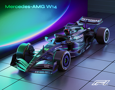 Mercedes-Amg F1 W14 3d 3d art blender3d f1 formula1 mercedes amg render