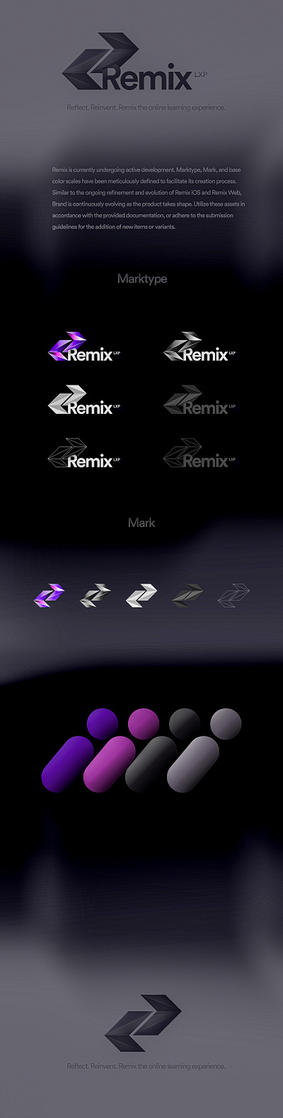 Remix LXP Brand | WIP app branding bryan funk concept design illustration logo prodkt