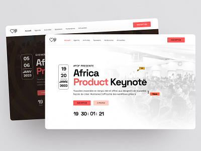 Africa Porduct Keynote 2024 branding colors design event event landing page figma graphic design hero section inspiration landing ui ui design uiux web design