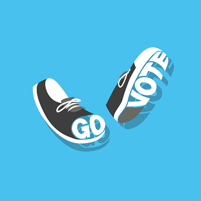 Go Vote branding graphic design logo visual design vote