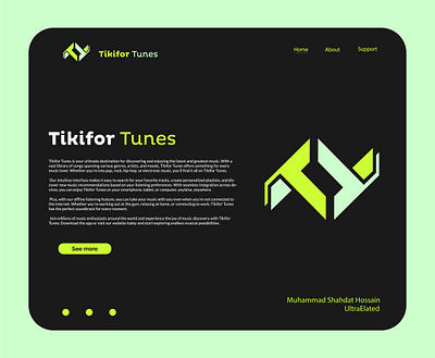 Tikifortunes logo | Tikifor tunes brand identity design | TT branding graphic design logo ui