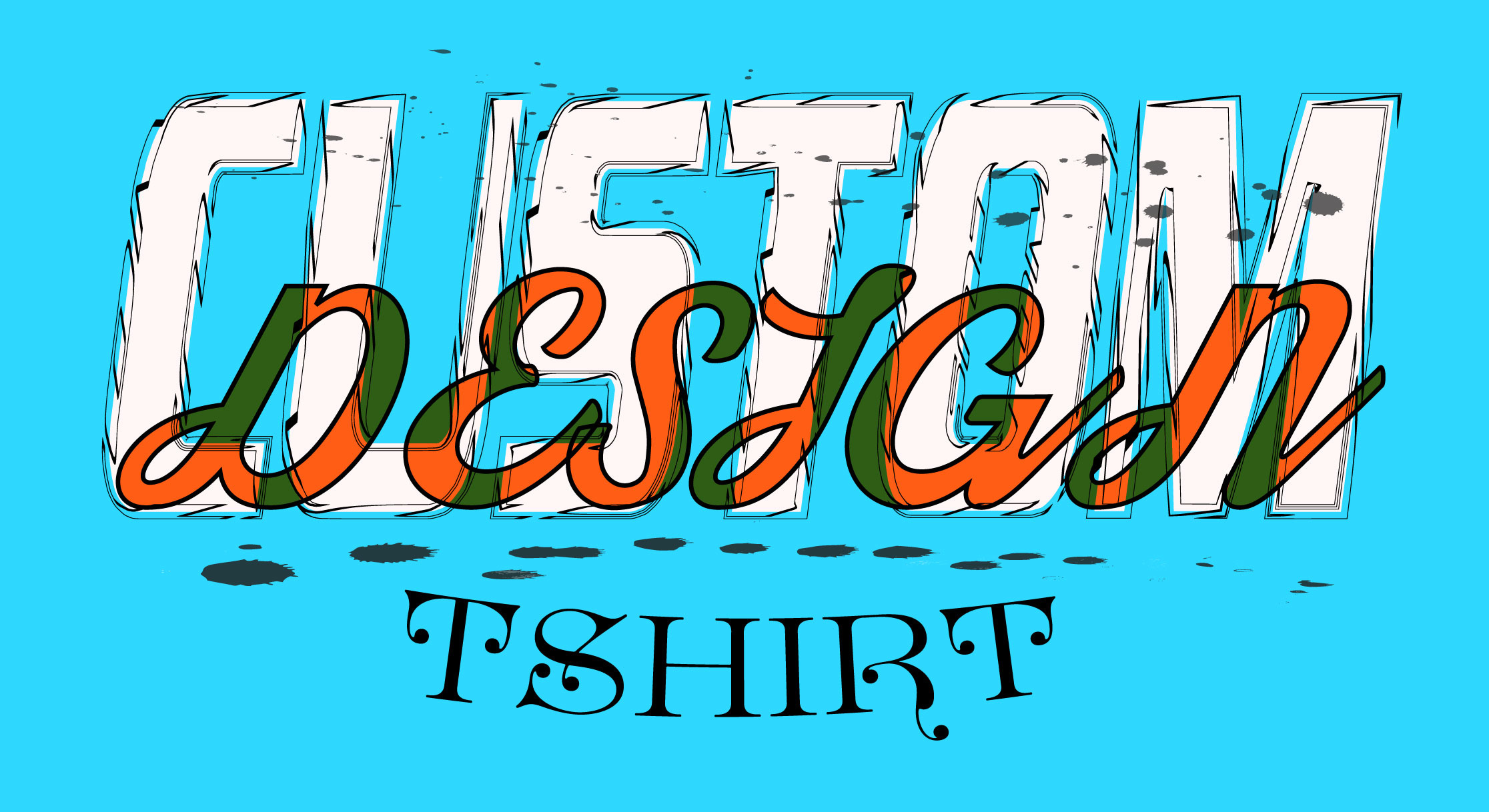 Example of Custom T Shirt Design: Unique, Graphics 