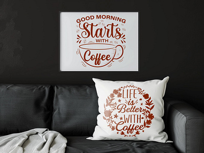 Coffee Typography Quotes Design branding clipart design graphic design illustration