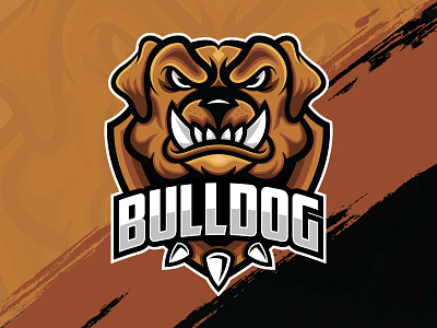 Bulldog 🐶 Mascot Logo bulldog logo bulldog mascot logo cartoon character cartoon design cartoon illustration character design graphic design illustration logo logo design mascot logo vector